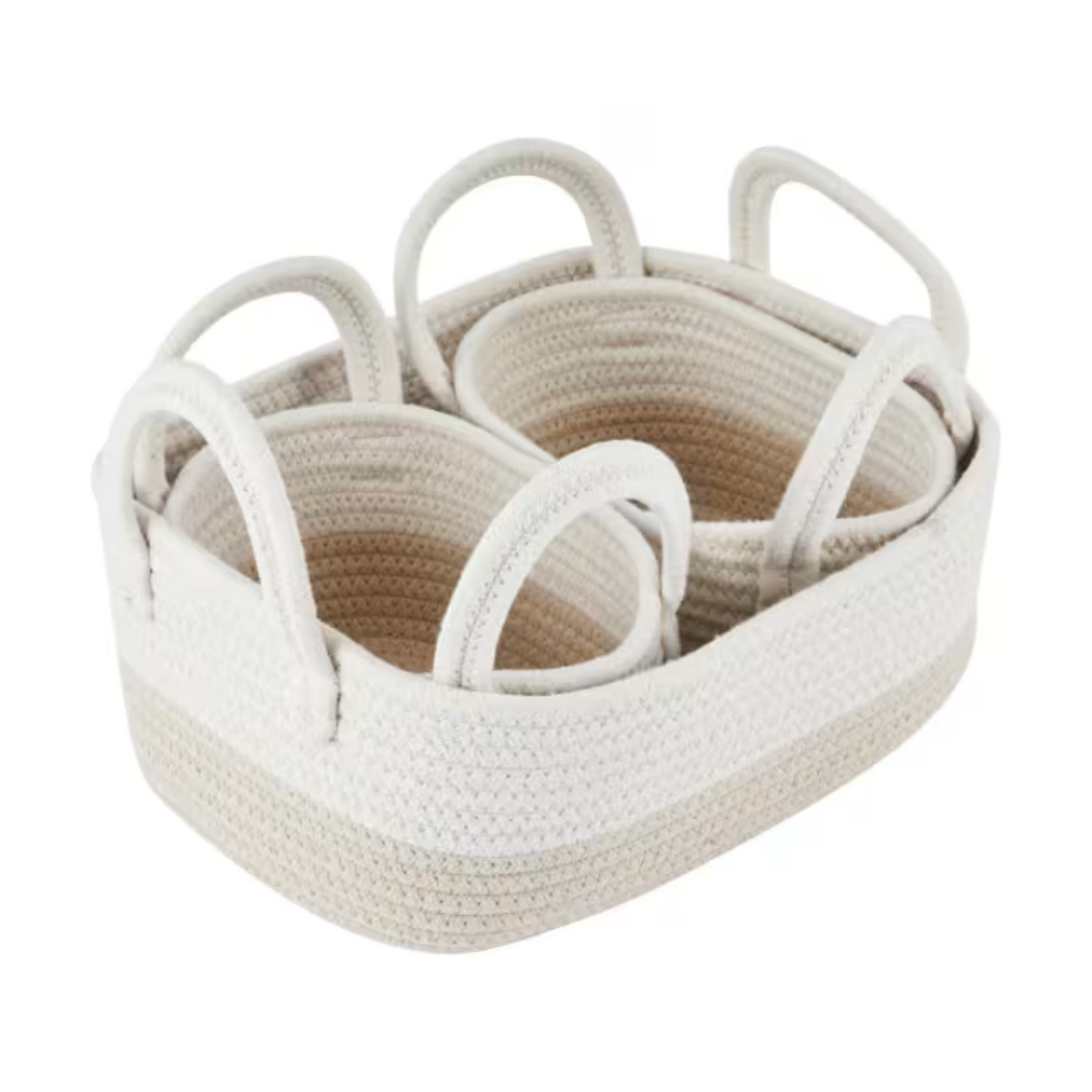 Beige storage baskets - 3 Pack
