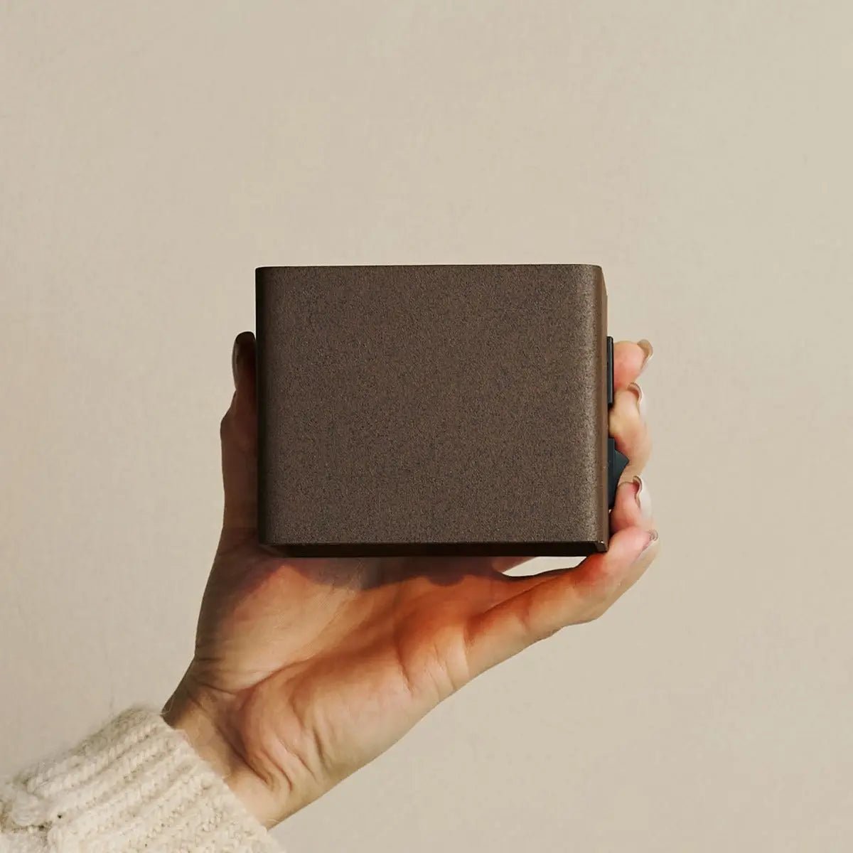 Tess Mocha Brown Rechargeable Wall Lamp