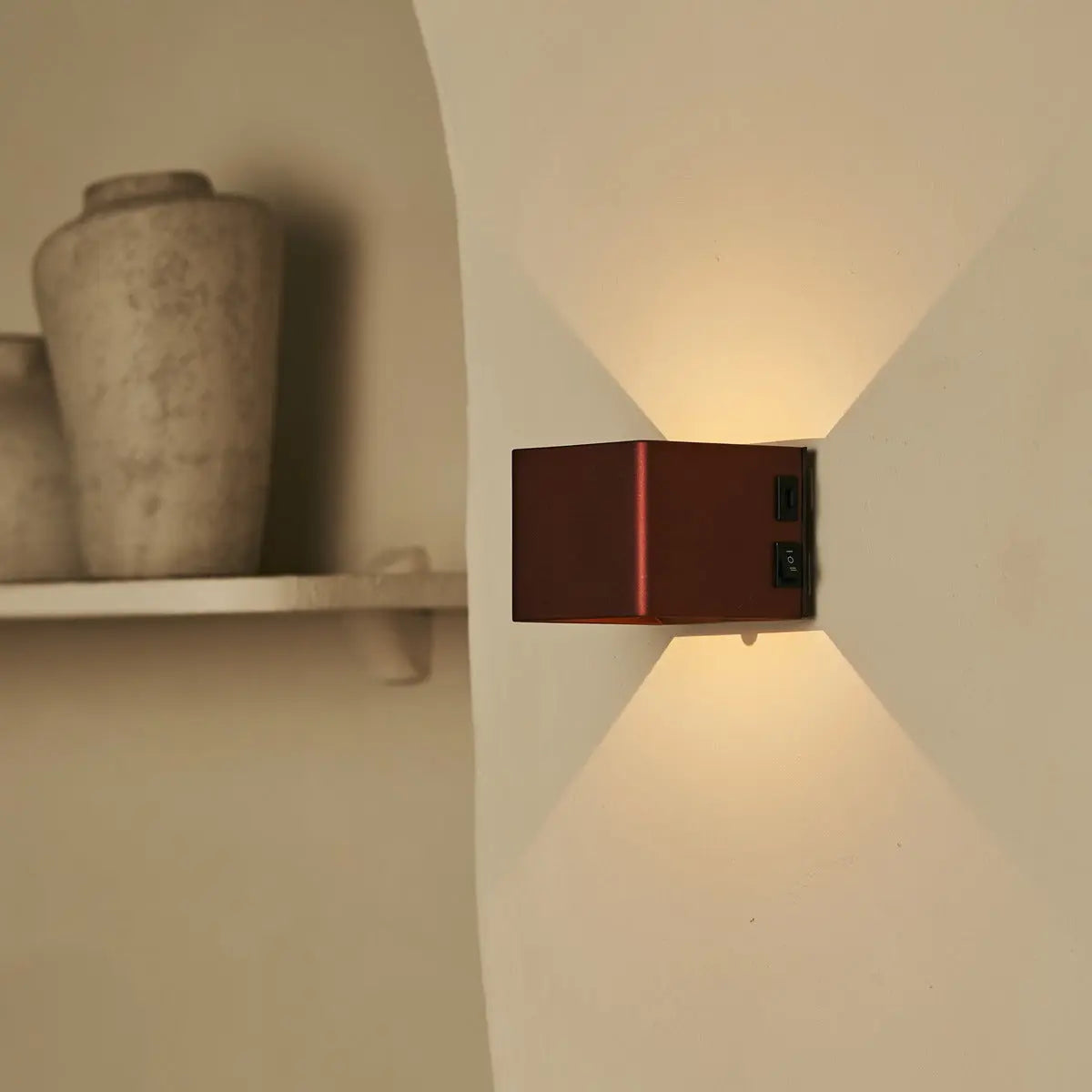 Tess Bronze Rechargeable Wall Lamp