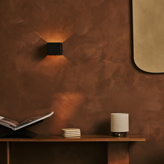 Tess Black Rechargeable Wall Lamp