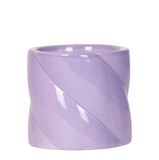 Candy Blumentopf Flieder Ø9cm – Keramiktopf in runder Form – Pflanzentopf für Orchideen, Sukkulenten & Grünpflanzen